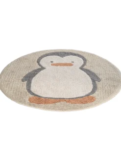 Nilla Pinguin Kinder-Teppich, Beige