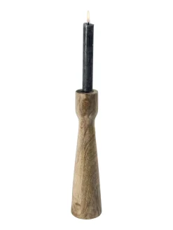 Ningu Kerzenständer, Natural Wood