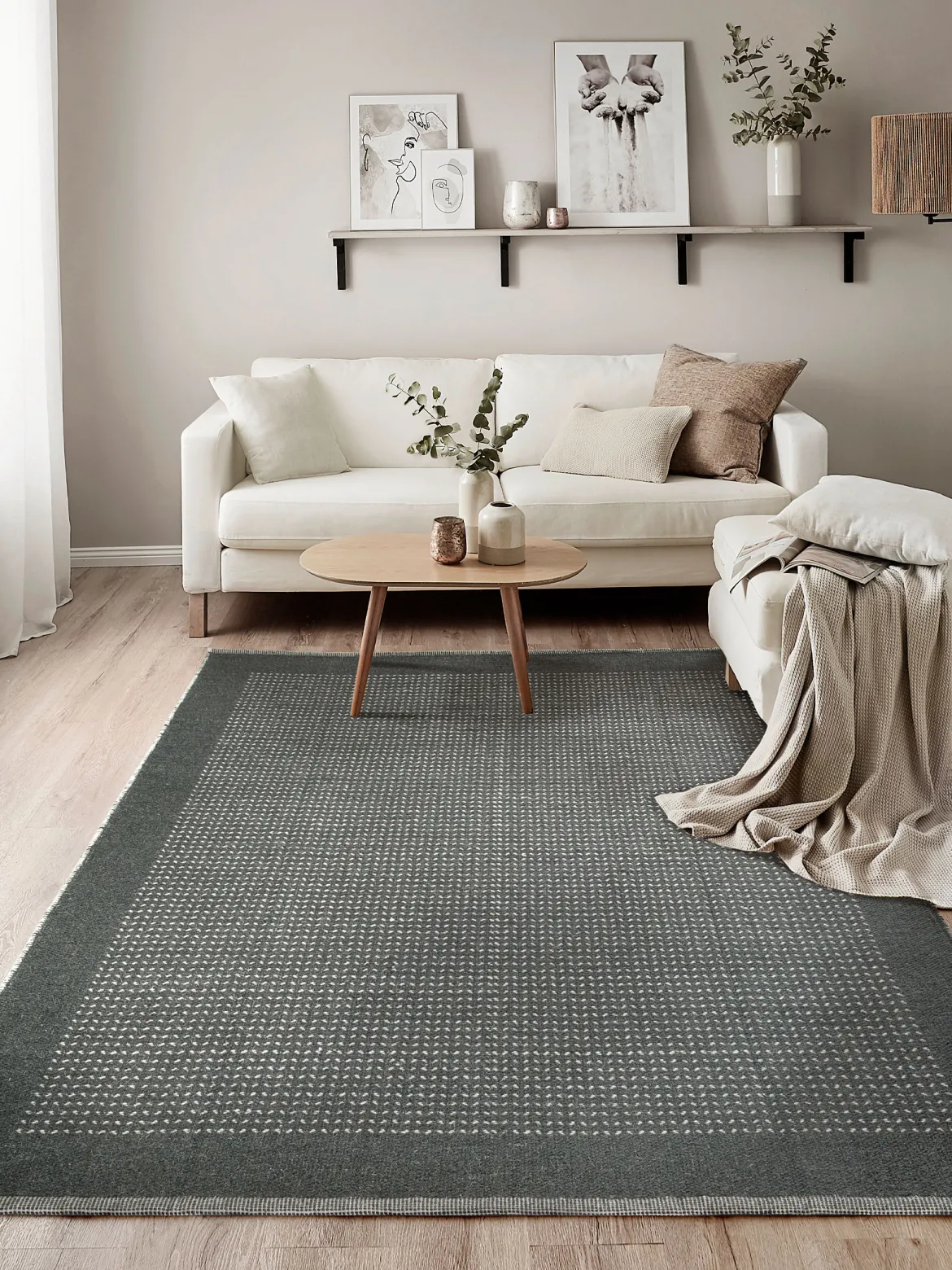 Norrby Woll-Teppich, Dark Grey