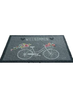 Nostalgie Sauberlaufmatte, Bike Grey