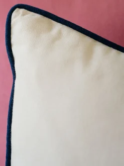 Nova Kissen, Creme/Blau