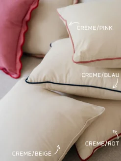 Nova Kissen, Creme-Pink