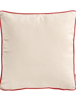 Nova Kissen, Creme/Rot meliert