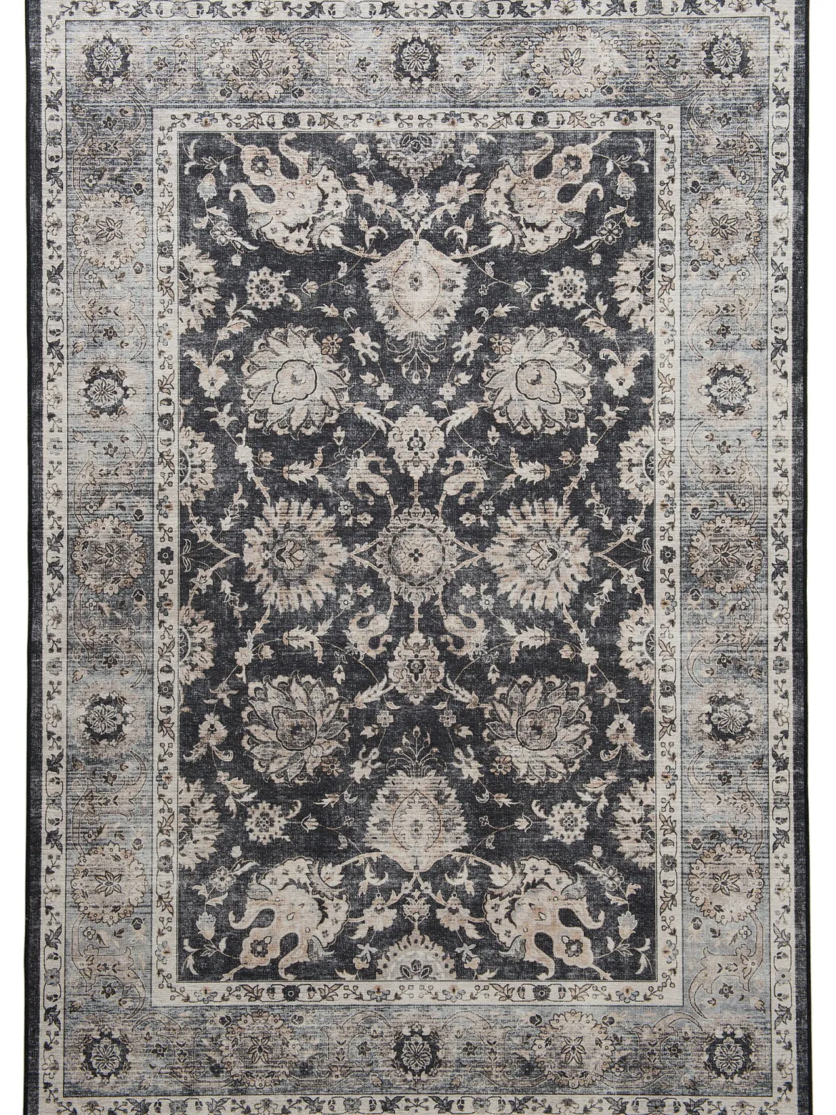 Novellara Vintage-Teppich, Lava Stone