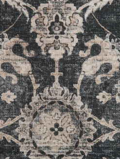 Novellara Vintage-Teppich, Lava Stone