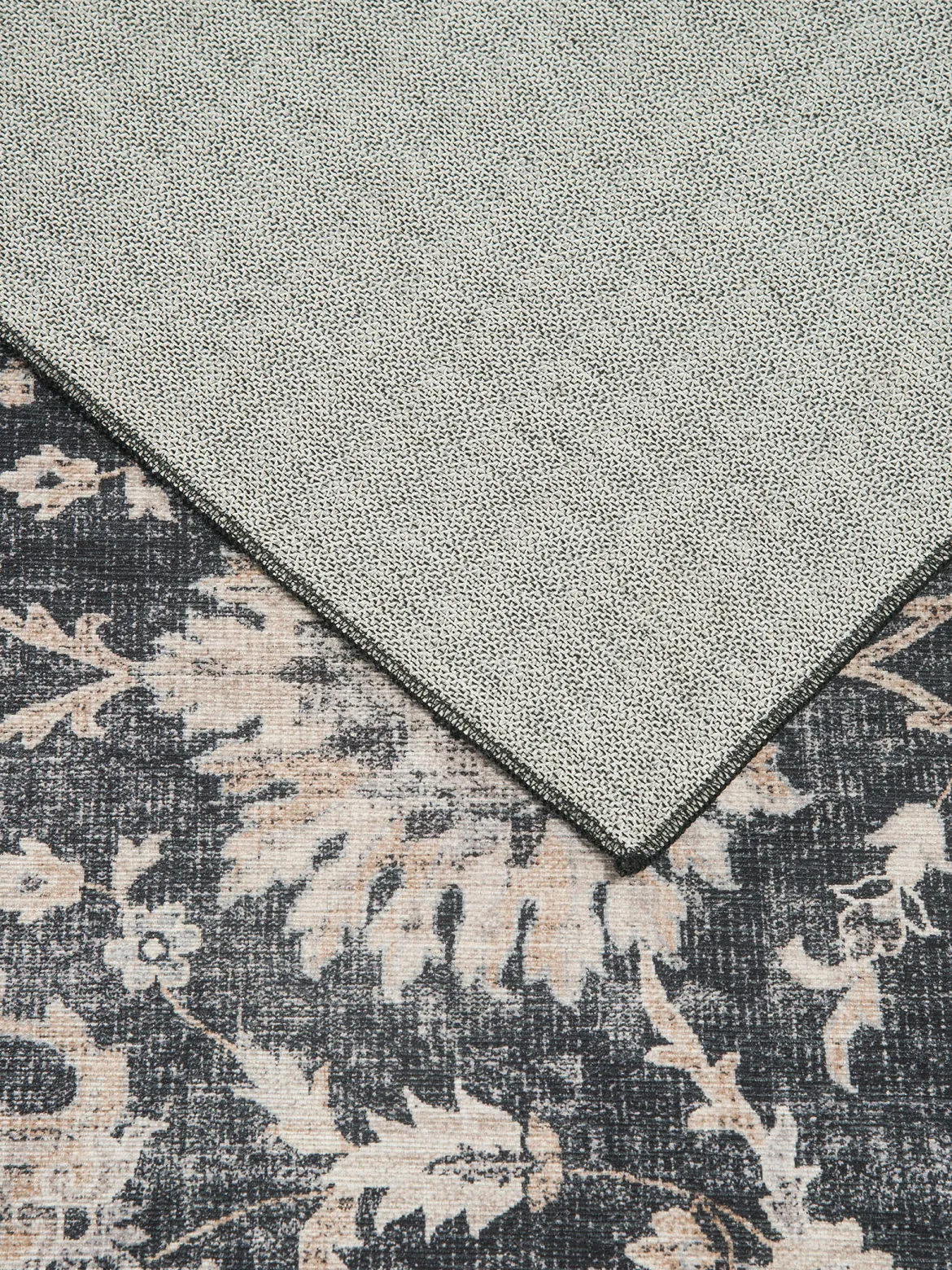 Novellara Vintage-Teppich, Lava Stone