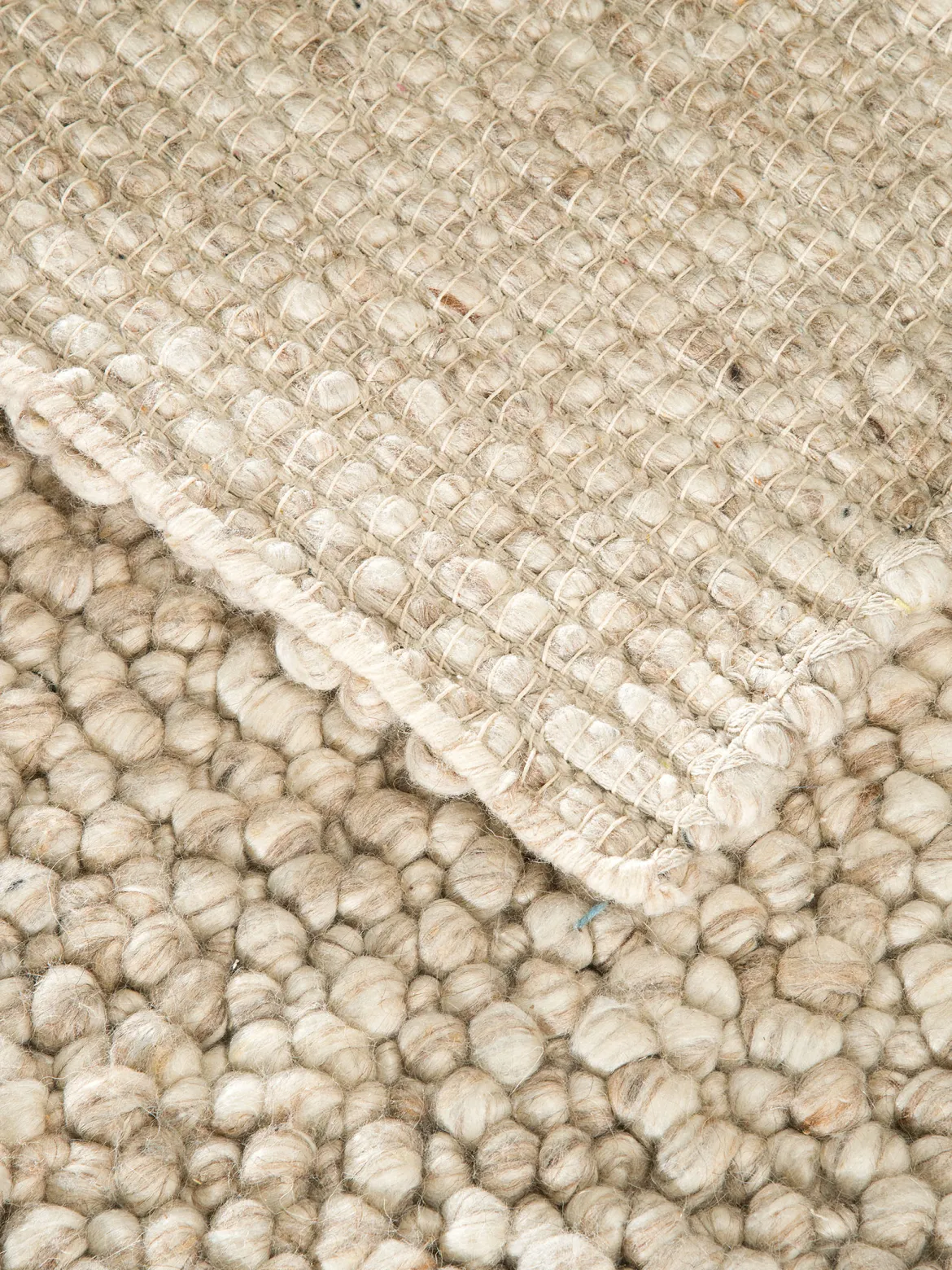 Nysum Woll-Teppich, Beige