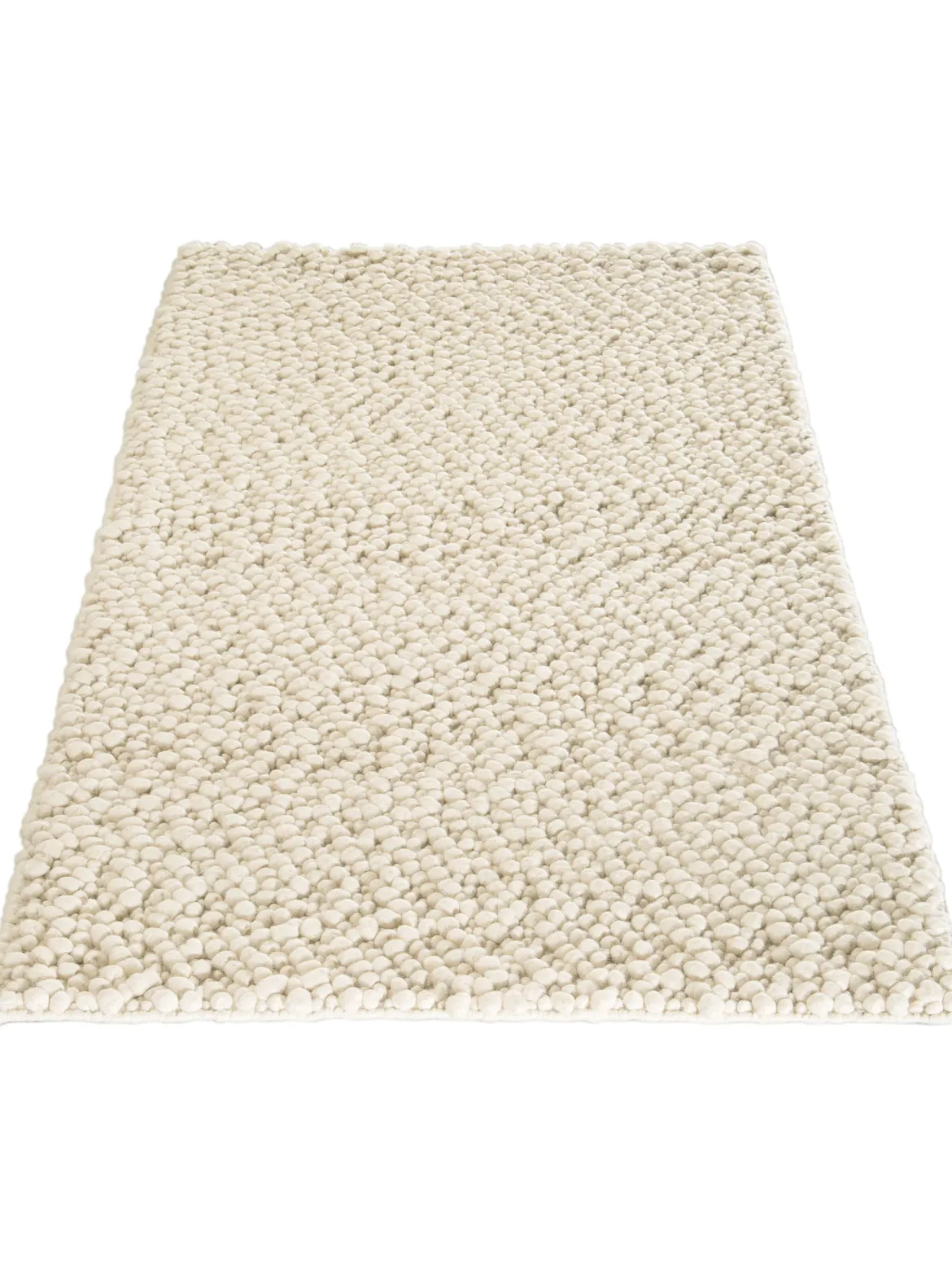 Nysum Woll-Teppich, Ivory
