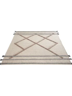 Nyvalla Flachgewebe-Teppich, Sand