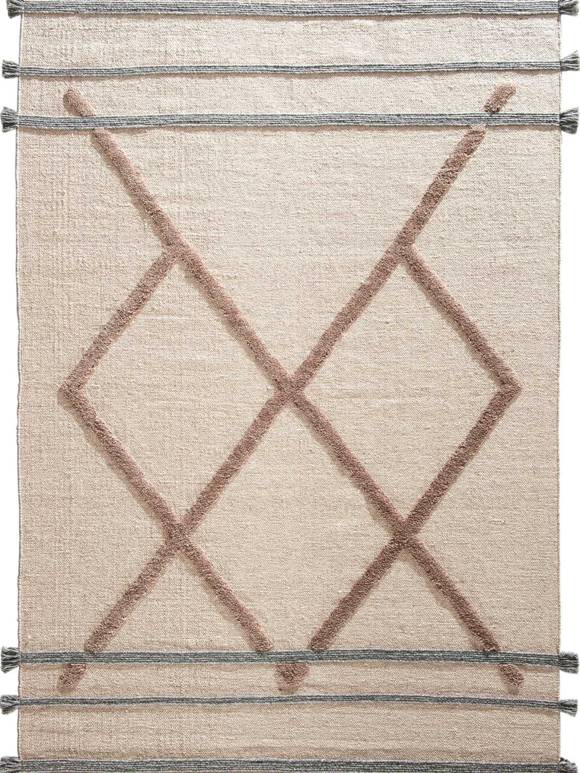 Nyvalla Flachgewebe-Teppich, Sand