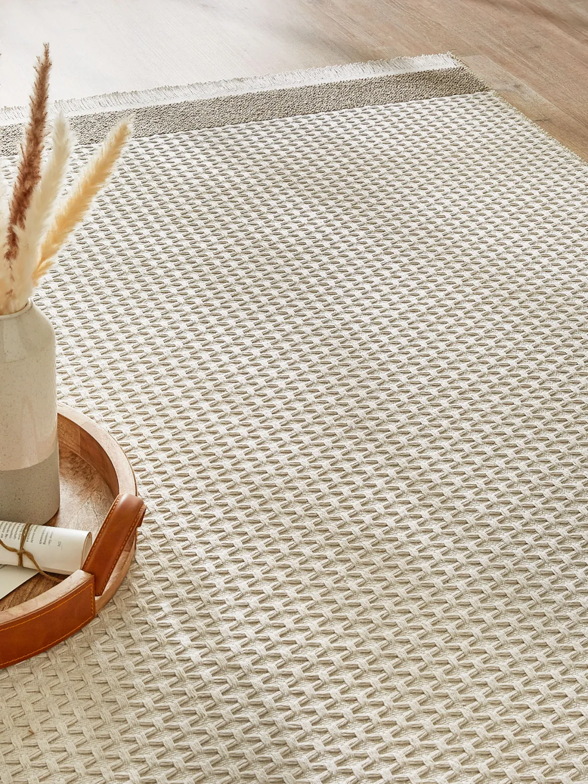 Odda Moderner Teppich, Creme