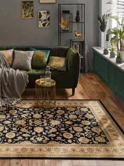 Onyx Orient-Teppich, Blau