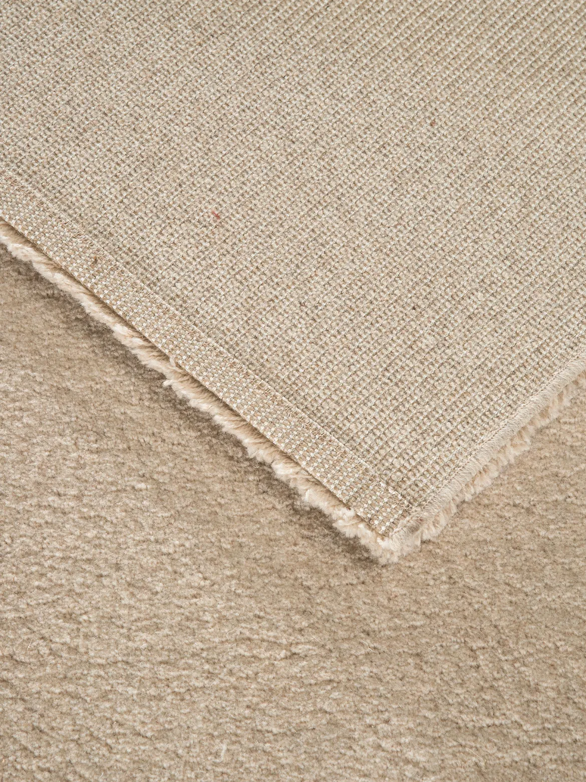 Ourika Hochflor-Teppich, Hellbeige
