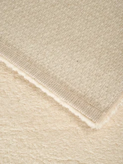 Ourika Hochflor-Teppich, Weiss