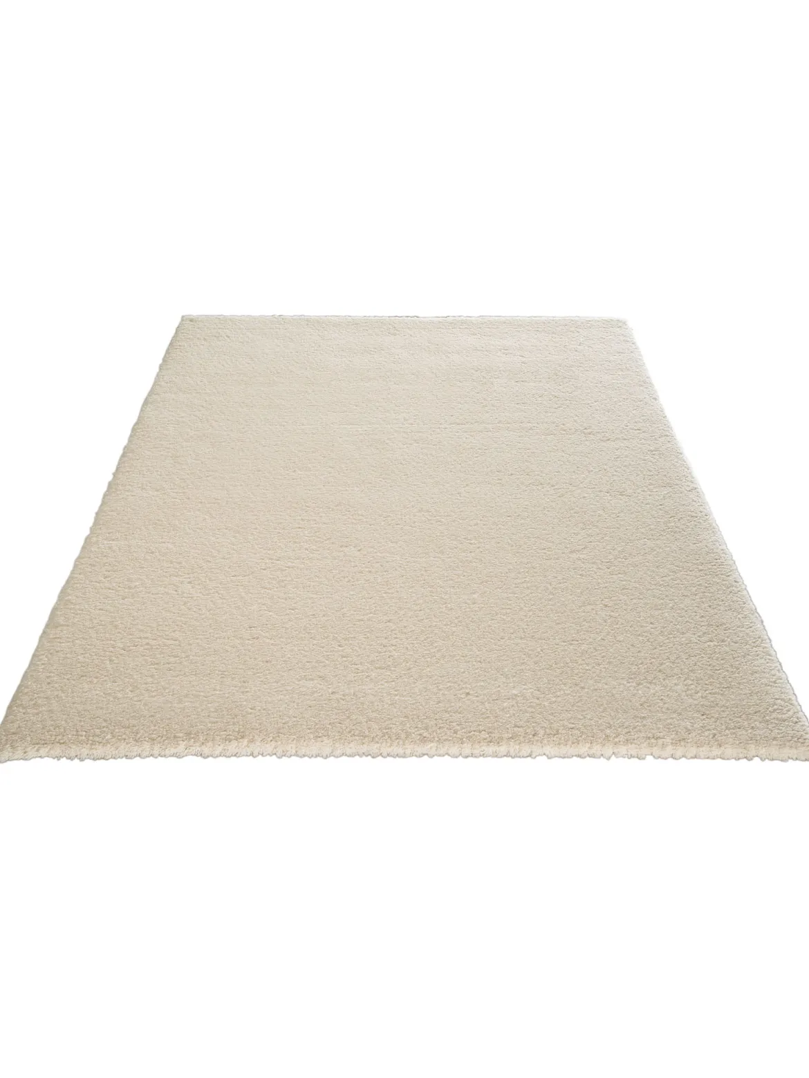 Ourika Hochflor-Teppich, Weiss