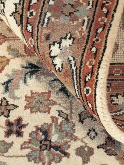 Padischah Isfahan Orient-Teppich, Beige