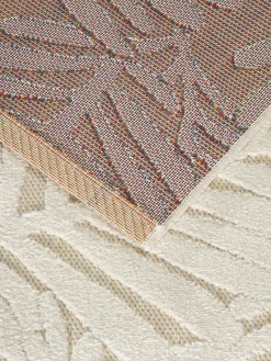 Palmones Outdoor-Teppich, Creme