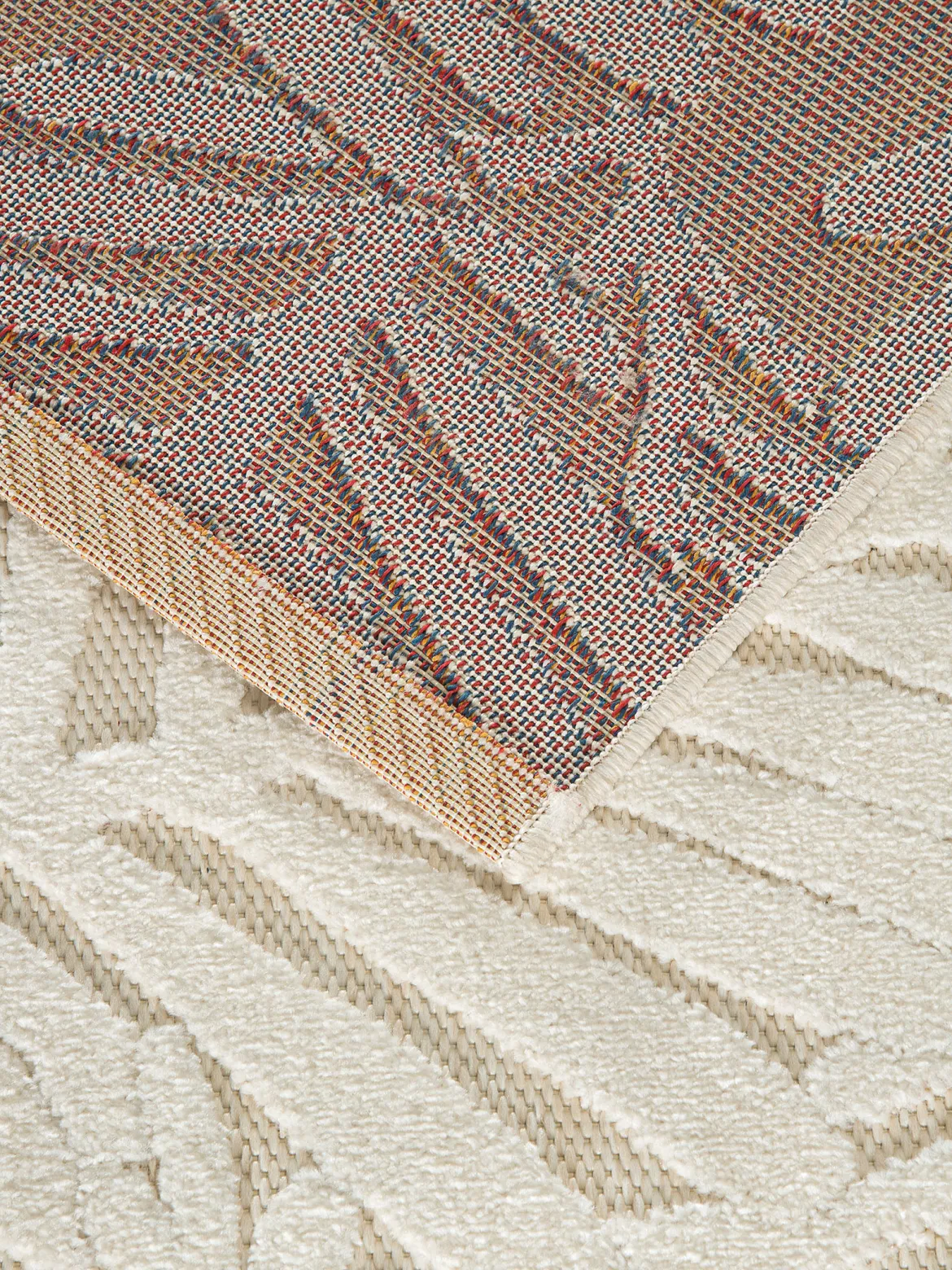Palmones Outdoor-Teppich, Creme