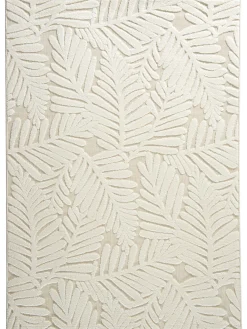Palmones Outdoor-Teppich, Creme