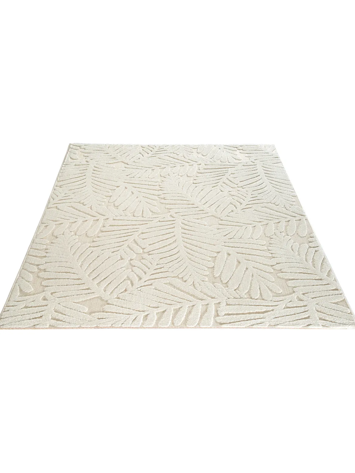 Palmones Outdoor-Teppich, Creme