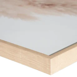 Pampas Para Leinwand-Druck-gerahmt, Beige