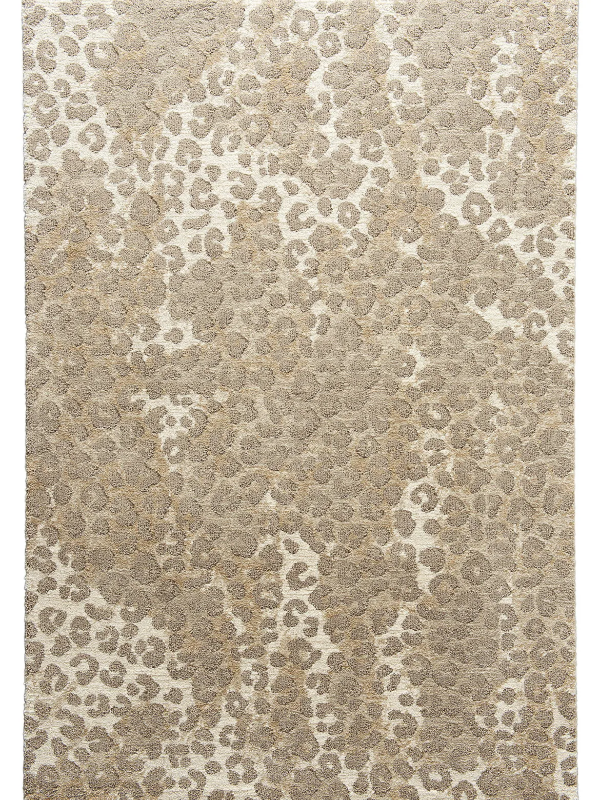Pangani Moderner Teppich, Dunkelbeige