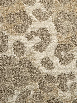 Pangani Moderner Teppich, Dunkelbeige