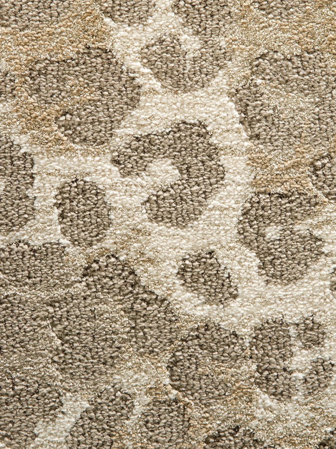 Pangani Moderner Teppich, Dunkelbeige