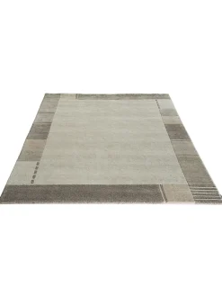 Parwa Nepal-Teppich, Grey Natural