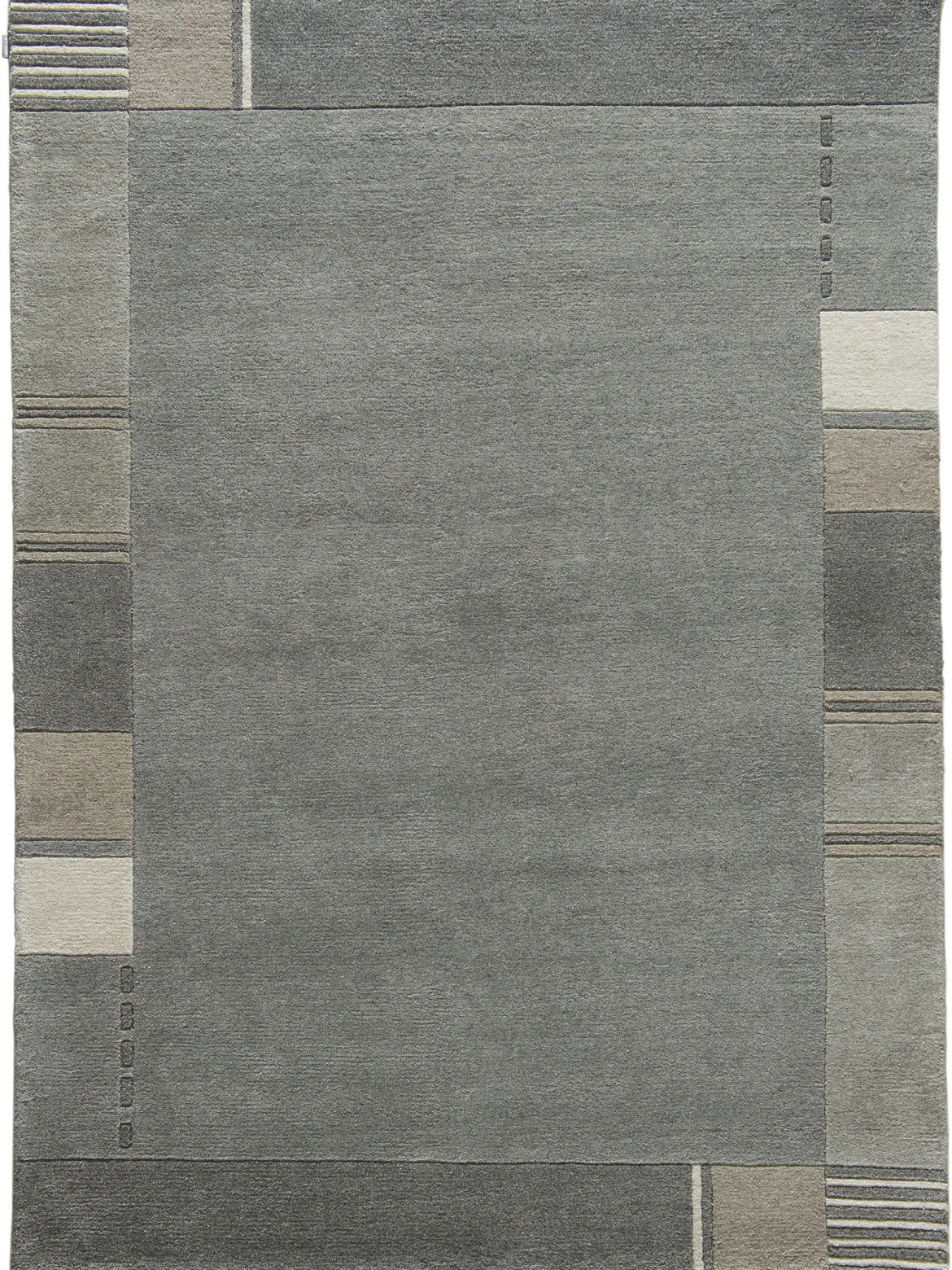 Parwa Nepal-Teppich, Stone Grey