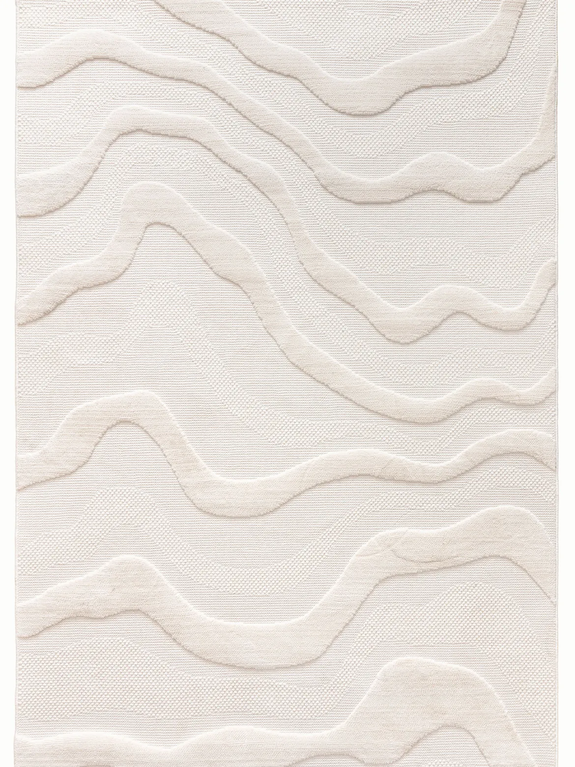 Patara Moderner Teppich, Creme
