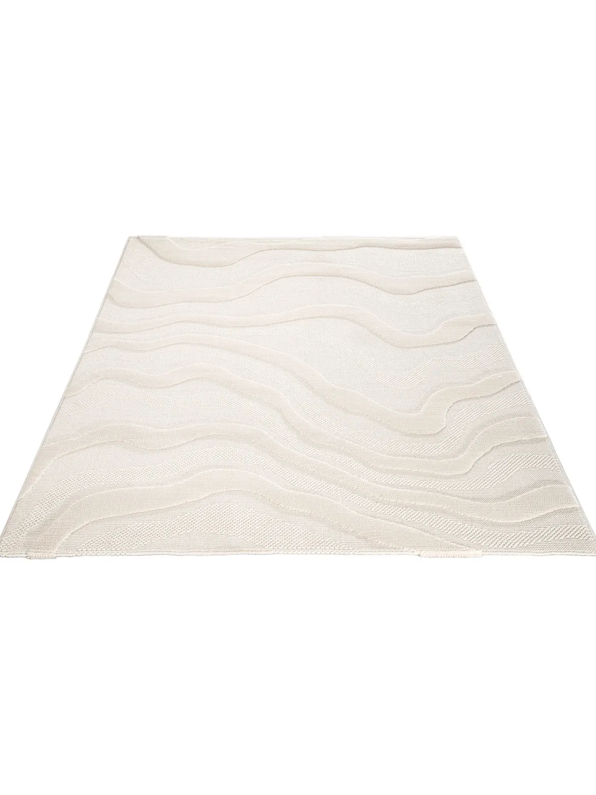 Patara Moderner Teppich, Creme