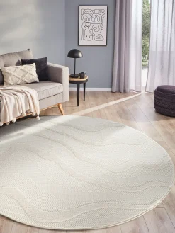 Patara Moderner Teppich, Creme