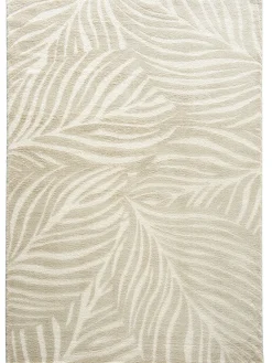 Pianta Moderner Teppich, Creme