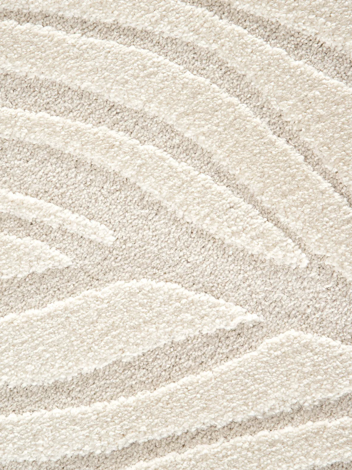 Pianta Moderner Teppich, Ivory