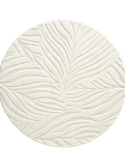 Pianta Moderner Teppich, Ivory
