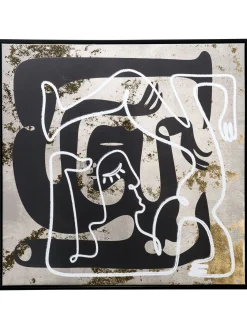 Picas Bild, Schwarz/Gold