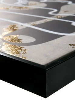 Picas Bild, Schwarz/Gold