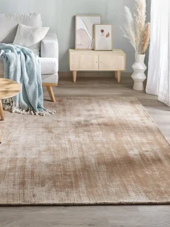 Piemonte Viskose-Teppich, Sand