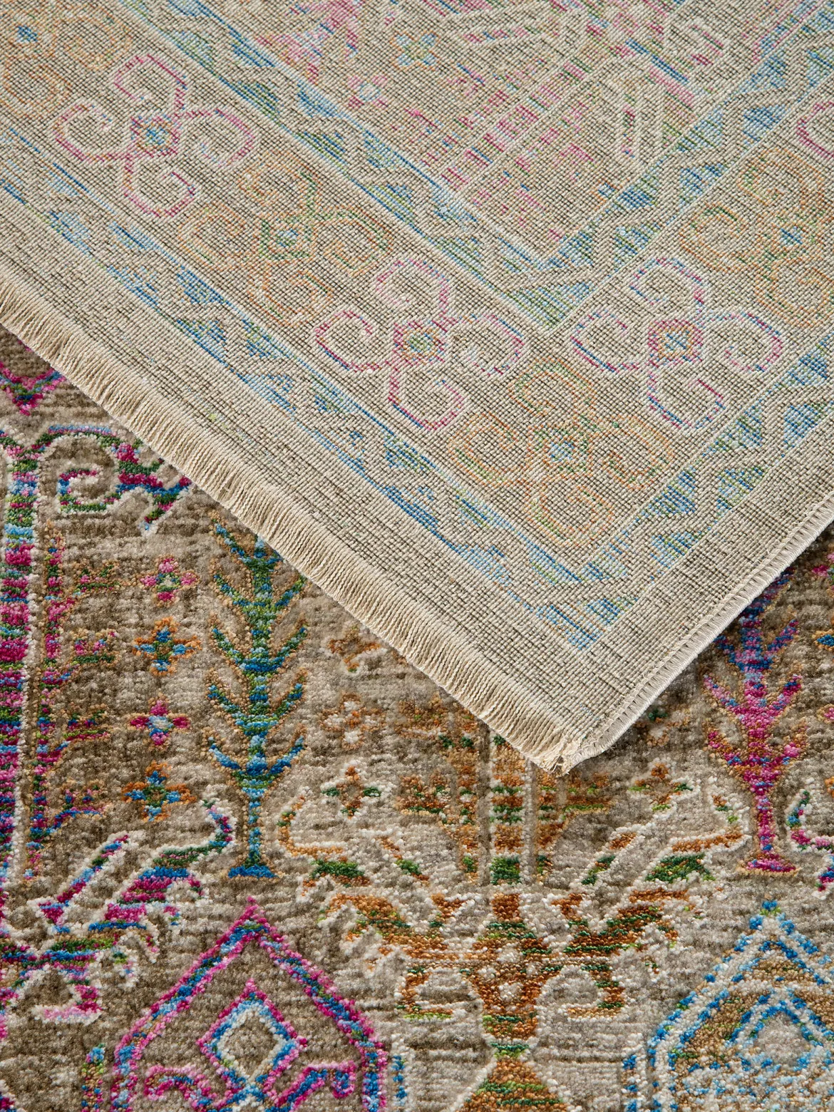 Pinara Vintage-Teppich, Vintage Pink