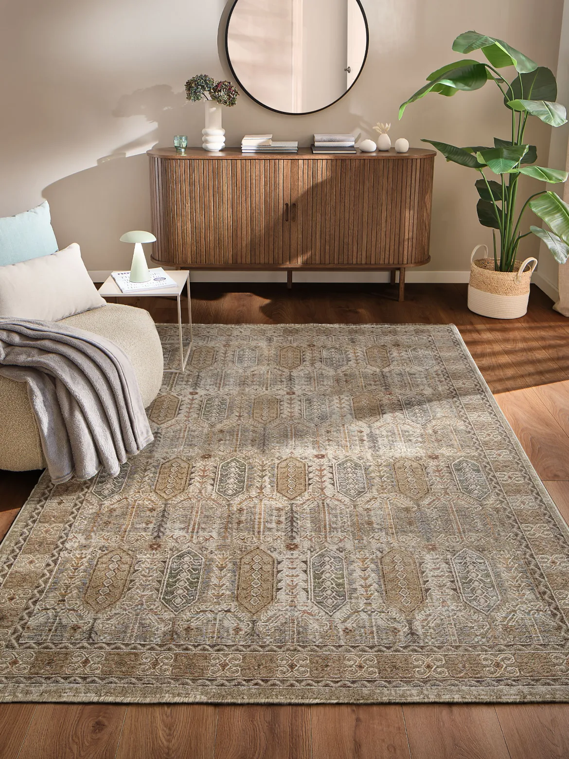 Pinara Vintage-Teppich, Vintage Beige