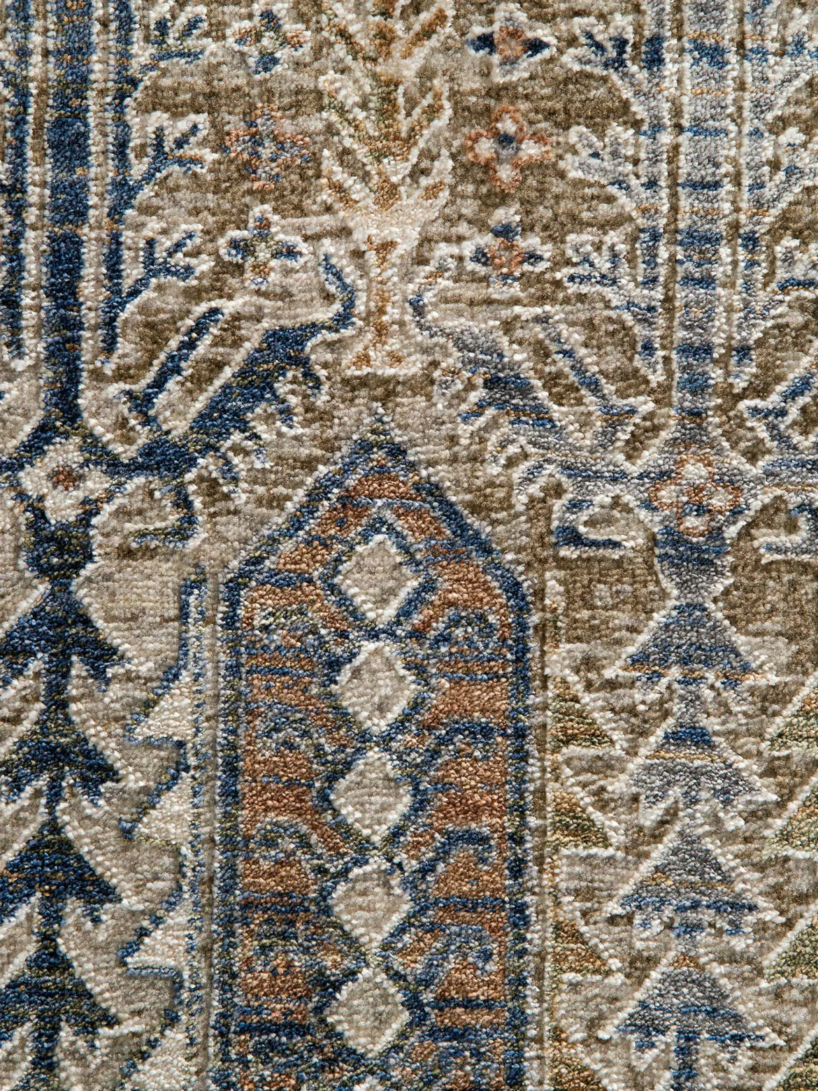 Pinara Vintage-Teppich, Vintage Blau