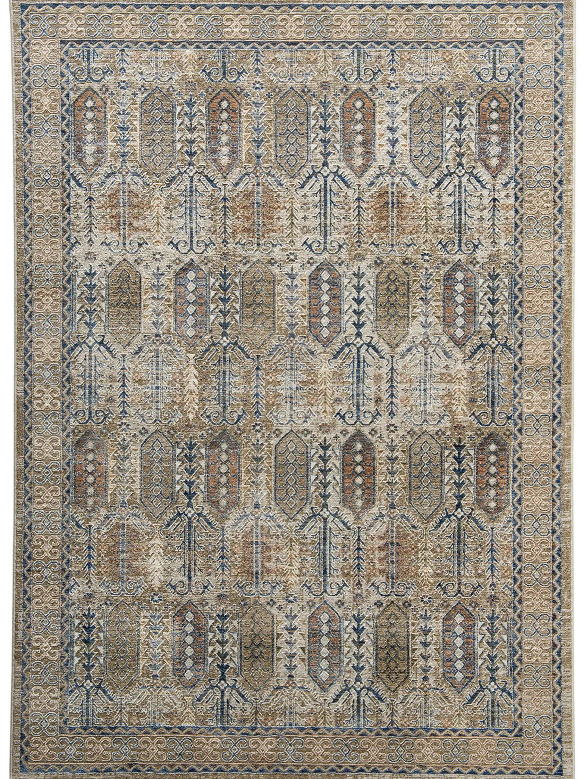 Pinara Vintage-Teppich, Vintage Blau