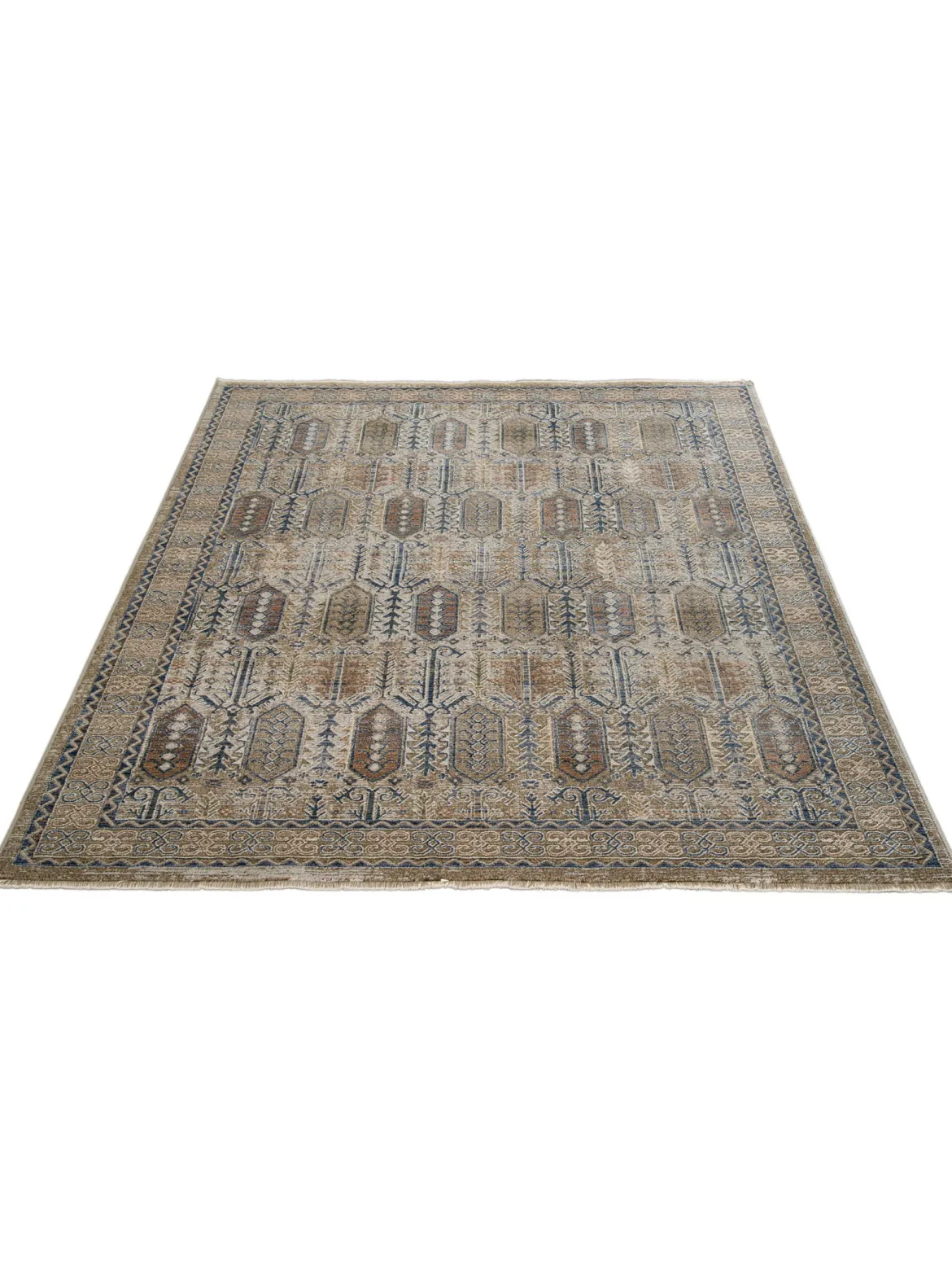 Pinara Vintage-Teppich, Vintage Blau