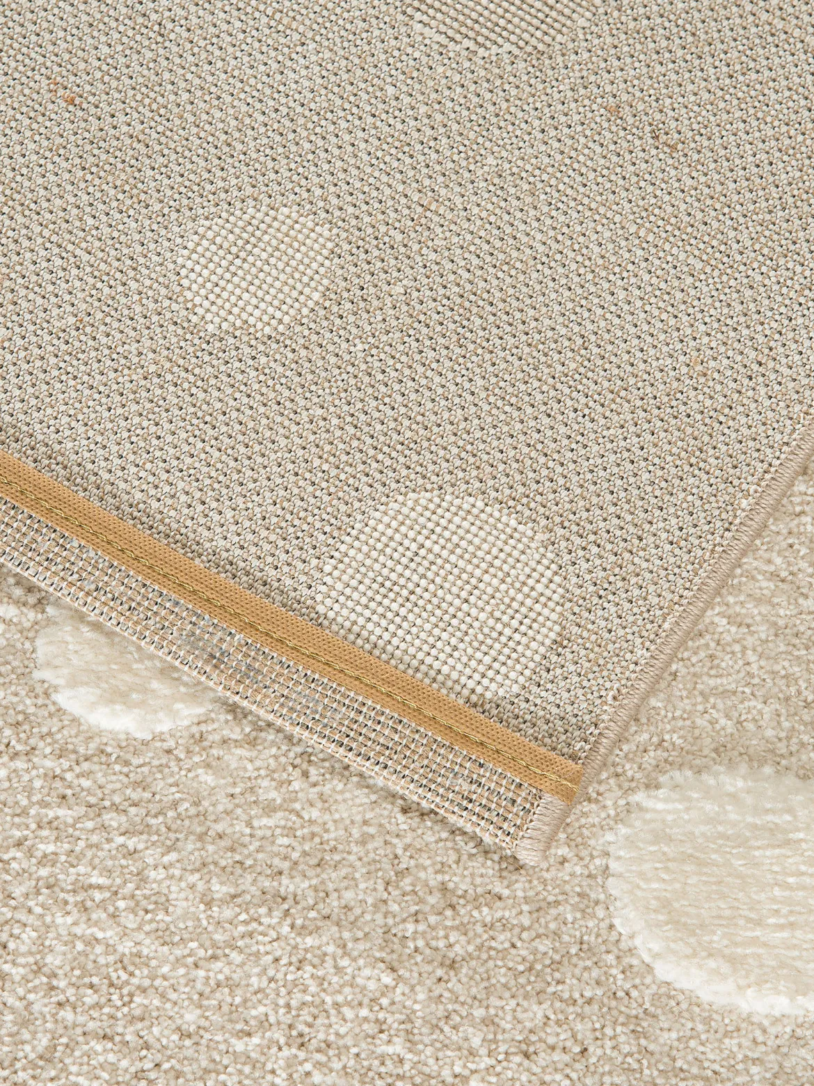 Pünktchen Kinder-Teppich, Hellbeige