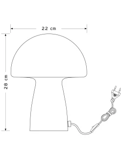 Portibello Lampe, Silber