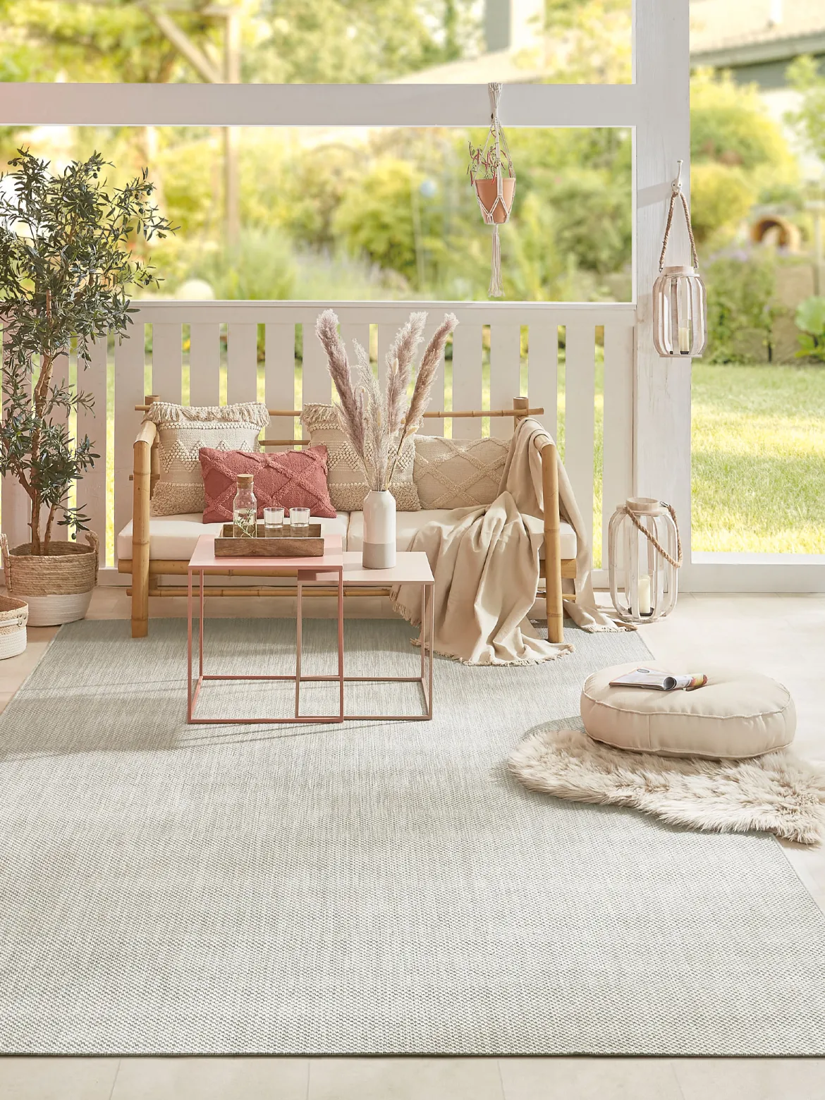 Proteus Outdoor-Teppich, Stracciatella