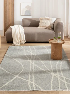 Puranpur Woll-Teppich, Grey Natural