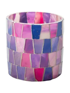 Purea Windlicht, Pink-Blue