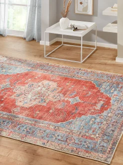 Ranjanpur Vintage-Teppich, Rot